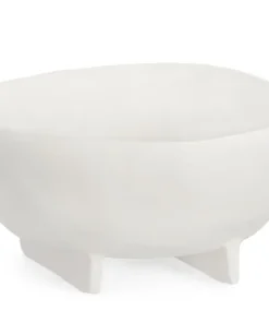Bizzotto Vassoi E Centro Tavola>CIOTOLA DECORATIVA HISAR BIANCO H10