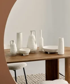 Bizzotto Vassoi E Centro Tavola>CIOTOLA DECORATIVA HISAR BIANCO H10