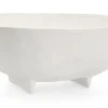 Bizzotto Coprivasi>CIOTOLA DECORATIVA HISAR BIANCO 26,5X27