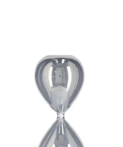 Bizzotto Oggettistica>CLESSIDRA KRONOS ARGENTO-BIANCO H19,2