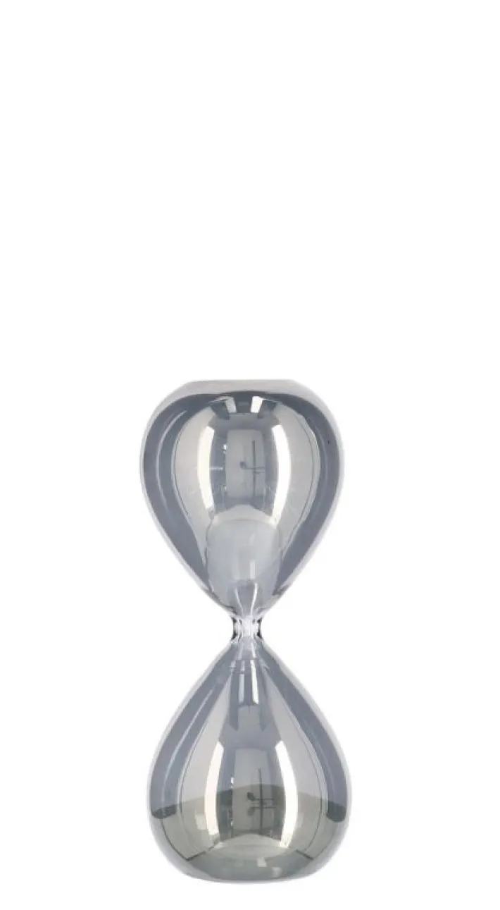 Bizzotto Oggettistica>CLESSIDRA KRONOS ARGENTO-BIANCO H19,2