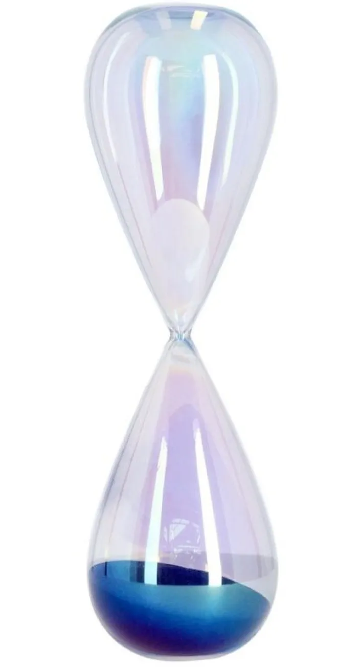 Bizzotto Oggettistica>CLESSIDRA KRONOS PERLATO-BLU H39,5