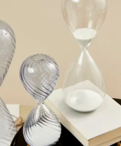 Bizzotto Oggettistica>CLESSIDRA KRONOS TRASPARENTE-BIANCO H29