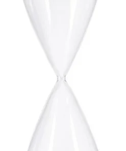 Bizzotto Oggettistica>CLESSIDRA KRONOS TRASPARENT-BIANCO H38,3