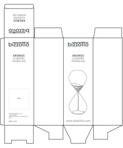 Bizzotto Oggettistica>CLESSIDRA KRONOS TRASPAREN-MARRONE H38,3