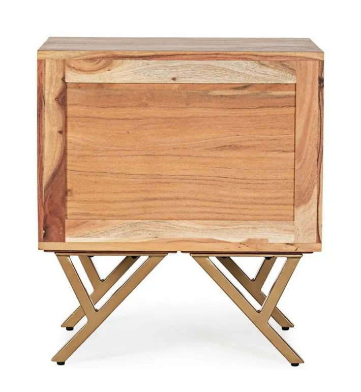 Bizzotto Comodini>COMODINO IN LEGNO - RAIDA