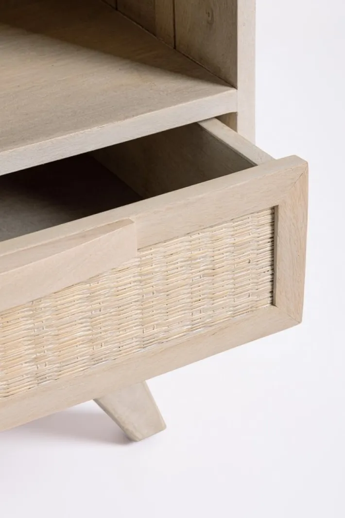 Bizzotto Comodini>COMODINO IN LEGNO - SAHANA