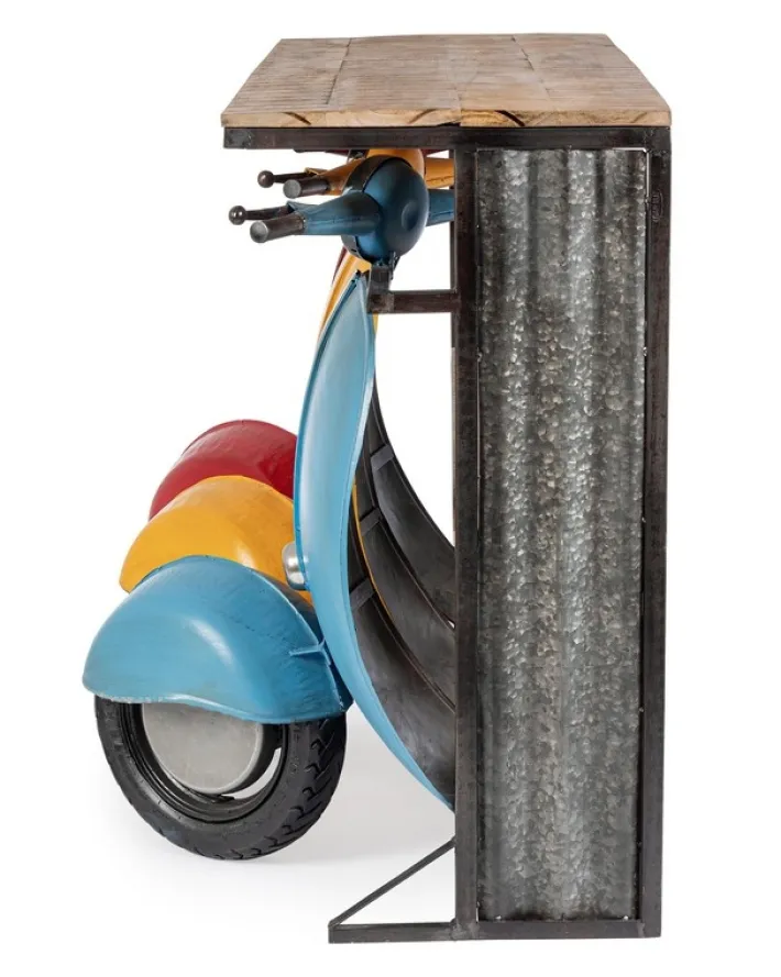 Bizzotto Carrelli Ed Espositori>CONSOLLE BAR TRIS VESPA COLOR
