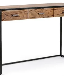 Bizzotto Consolle>CONSOLLE IN LEGNO 3 CASSETTI - EGON