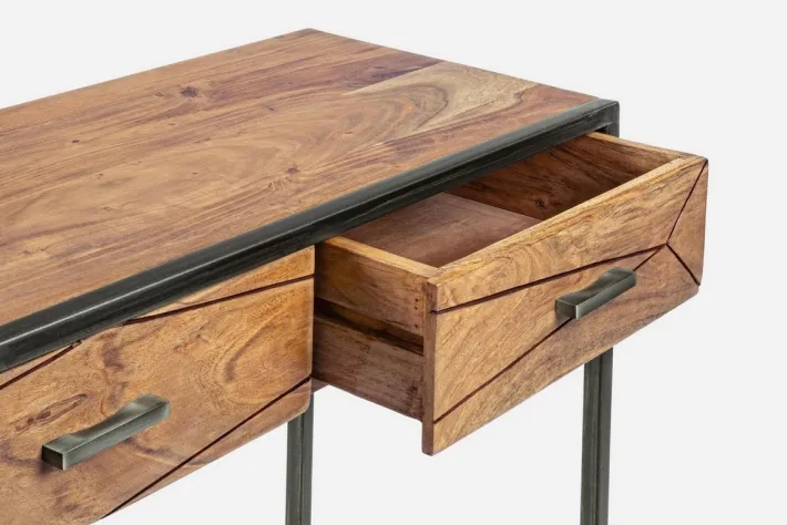 Bizzotto Consolle>CONSOLLE IN LEGNO 3 CASSETTI - EGON