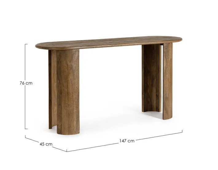 Bizzotto Consolle>CONSOLLE IN LEGNO BROWN - ORLANDO