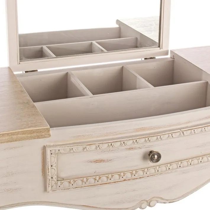 Bizzotto Consolle>CONSOLLE IN LEGNO CON SPECCHIO - CLARISSE