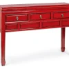 Bizzotto Consolle>CONSOLLE IN LEGNO ROSSO - JINAN