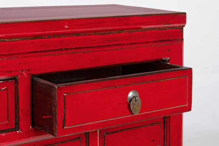 Bizzotto Consolle>CONSOLLE IN LEGNO ROSSO - JINAN