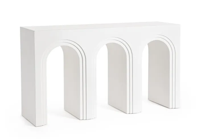 Bizzotto Consolle>CONSOLLE RHOME TWIN RETT BIANCO