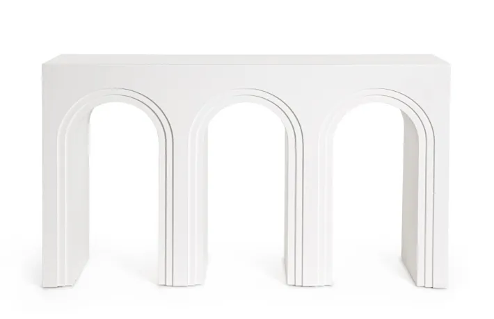 Bizzotto Consolle>CONSOLLE RHOME TWIN RETT BIANCO