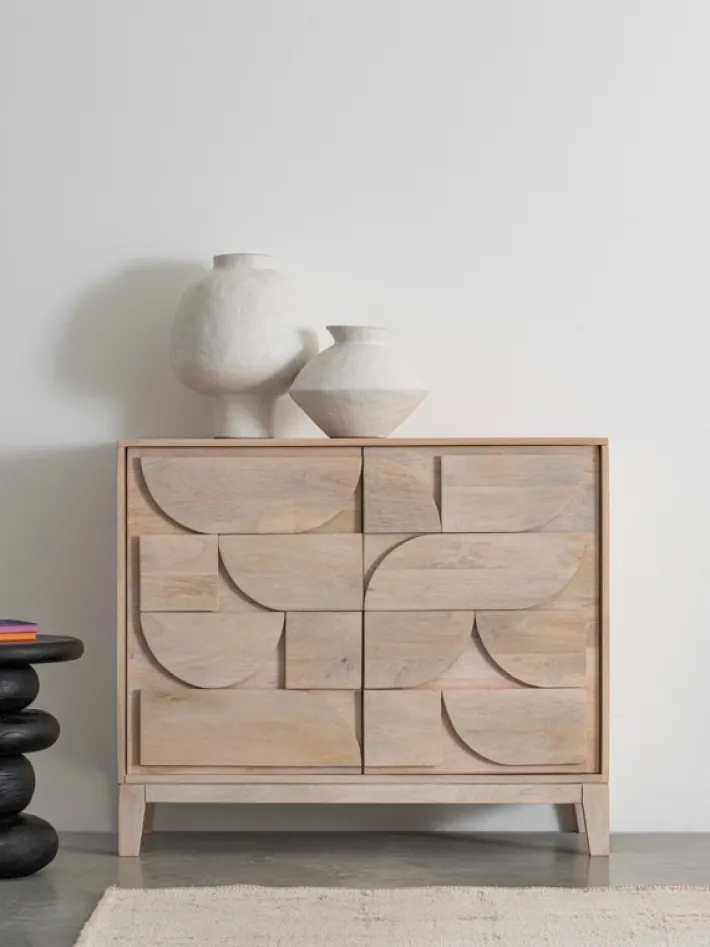 Bizzotto Credenze>CREDENZA 2 ANTE IN LEGNO - ARCHITA