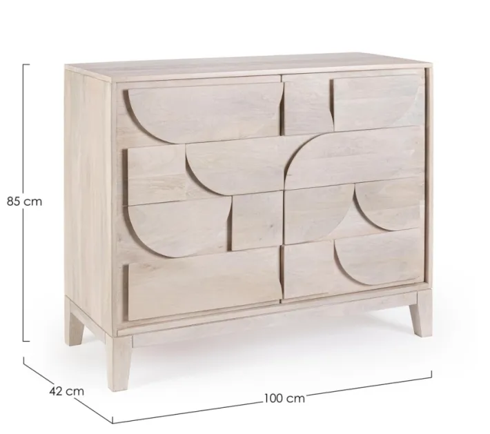 Bizzotto Credenze>CREDENZA 2 ANTE IN LEGNO - ARCHITA