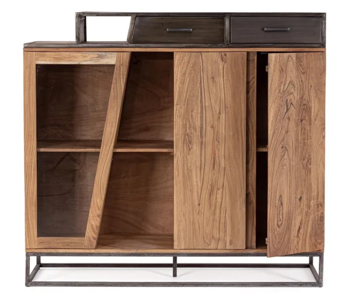 Bizzotto Credenze>CREDENZA ALTA IN LEGNO - JANAK