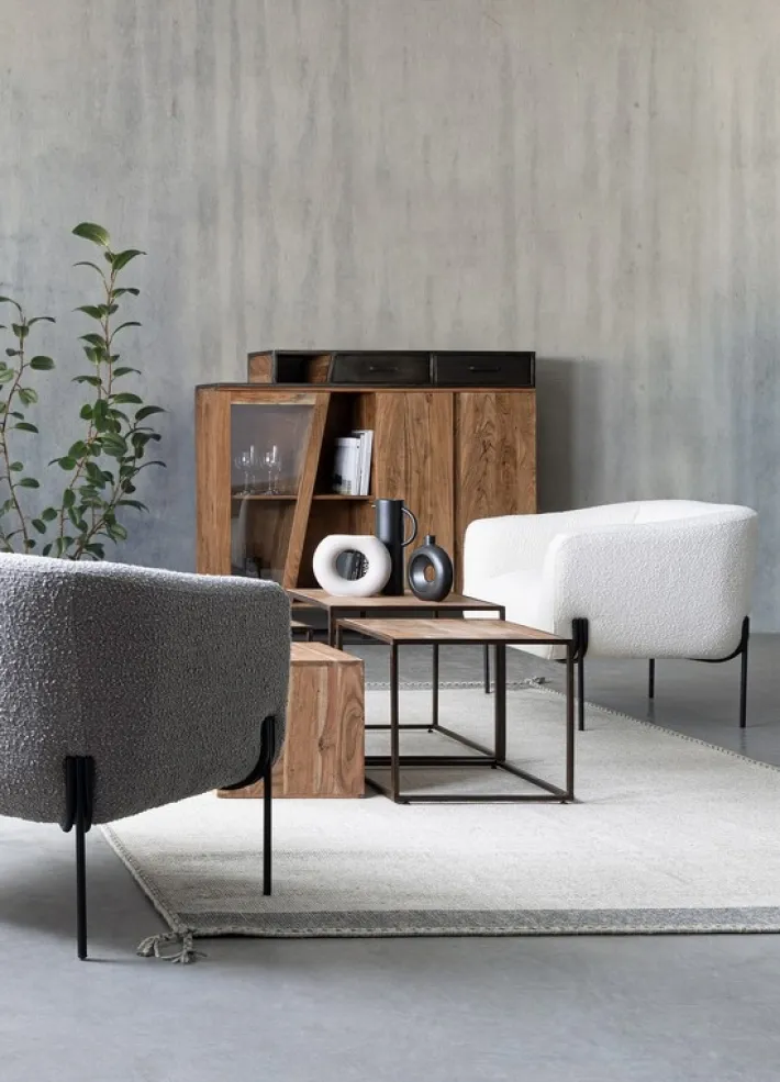 Bizzotto Credenze>CREDENZA ALTA IN LEGNO - JANAK