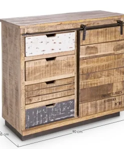 Bizzotto Credenze>CREDENZA IN LEGNO 1 ANTA - TUDOR