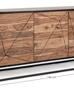Bizzotto Credenze>CREDENZA IN LEGNO 3 ANTE - EGON