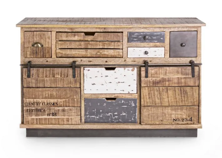 Bizzotto Credenze>CREDENZA IN LEGNO 2 ANTE - TUDOR