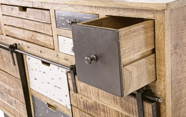 Bizzotto Credenze>CREDENZA IN LEGNO 2 ANTE - TUDOR