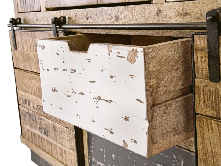 Bizzotto Credenze>CREDENZA IN LEGNO 2 ANTE - TUDOR
