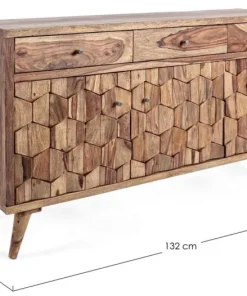 Bizzotto Credenze>CREDENZA IN LEGNO 3 ANTE - KANT