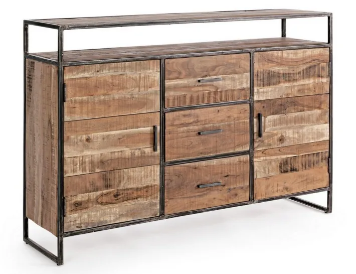 Bizzotto Credenze>CREDENZA IN LEGNO 2 ANTE - ELMER