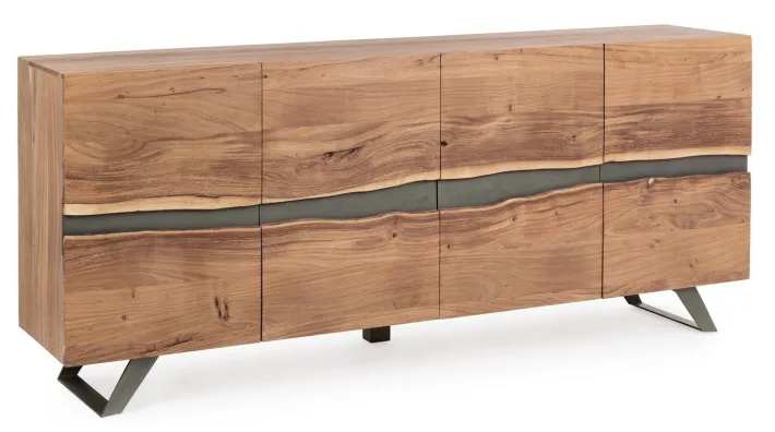 Bizzotto Credenze>CREDENZA IN LEGNO 4 ANTE - ARON