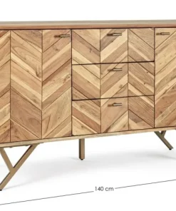 Bizzotto Credenze>CREDENZA IN LEGNO 2 ANTE - RAIDA