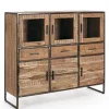 Bizzotto Credenze>CREDENZA IN LEGNO 6 ANTE - ELMER