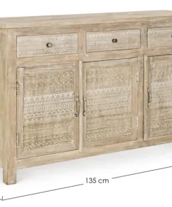 Bizzotto Credenze>CREDENZA IN LEGNO 3 ANTE - MAYRA