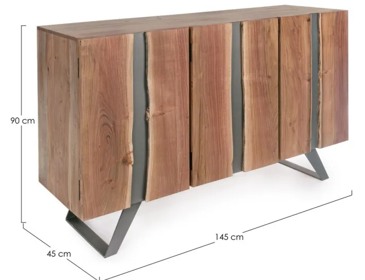 Bizzotto Credenze>CREDENZA IN LEGNO - ARON