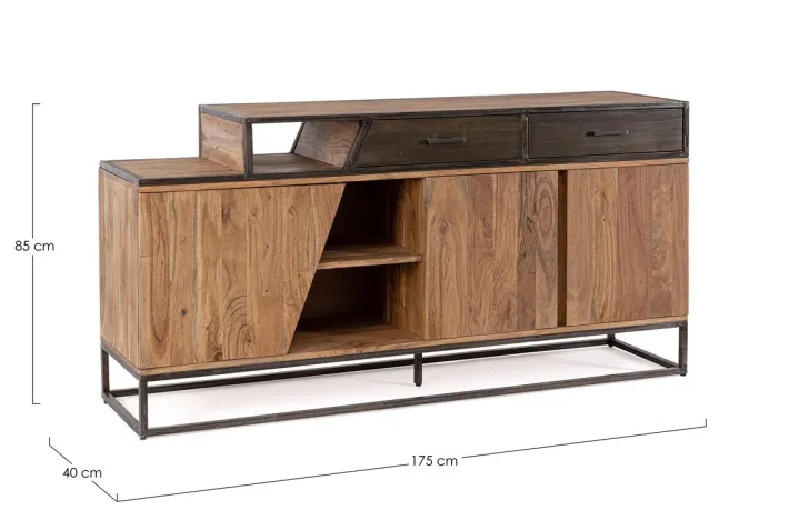 Bizzotto Credenze>CREDENZA IN LEGNO - JANAK
