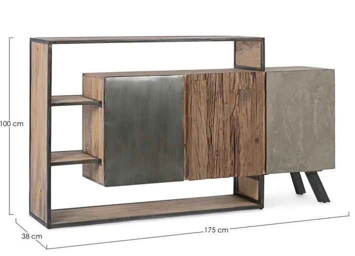 Bizzotto Credenze>CREDENZA IN LEGNO - MANCHESTER
