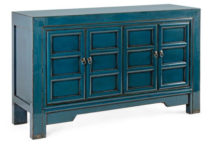 Bizzotto Credenze>CREDENZA IN LEGNO BLU - JINAN