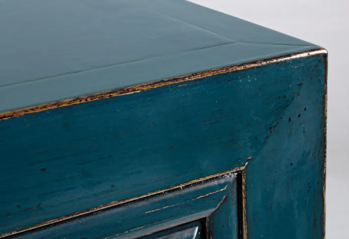 Bizzotto Credenze>CREDENZA IN LEGNO BLU - JINAN