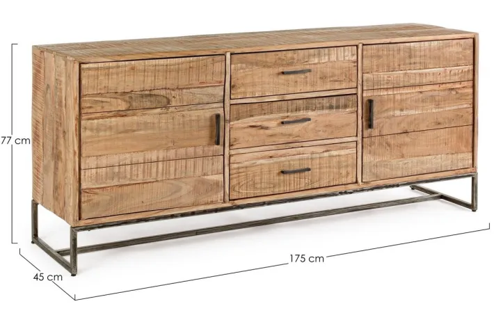 Bizzotto Credenze>CREDENZA IN LEGNO L - ELMER
