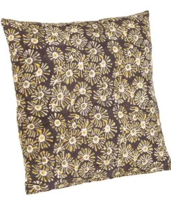 Bizzotto Cuscini>CUSCINO CALAIS NERO C-MARGHERITA 45X45