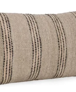 Bizzotto Cuscini>CUSCINO DANTRA NERO NATURALE 60X40