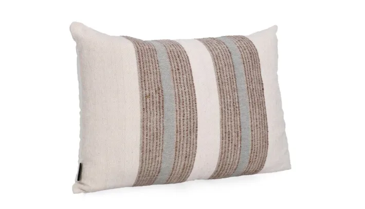 Bizzotto Cuscini>CUSCINO MUHAR CREMA BLU NATURALE 60X40