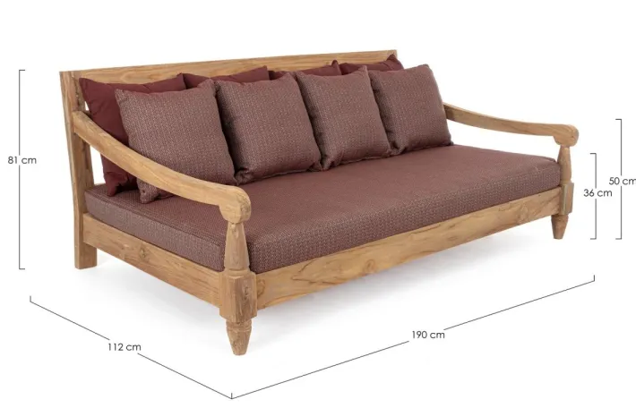 Bizzotto Daybed>DAYBED C-C BALI WINE - FSC