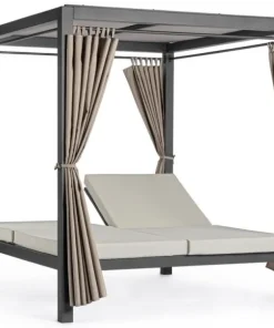 Bizzotto Daybed>DAYBED IN ALLUMINIO ANTRACITE - DREAM