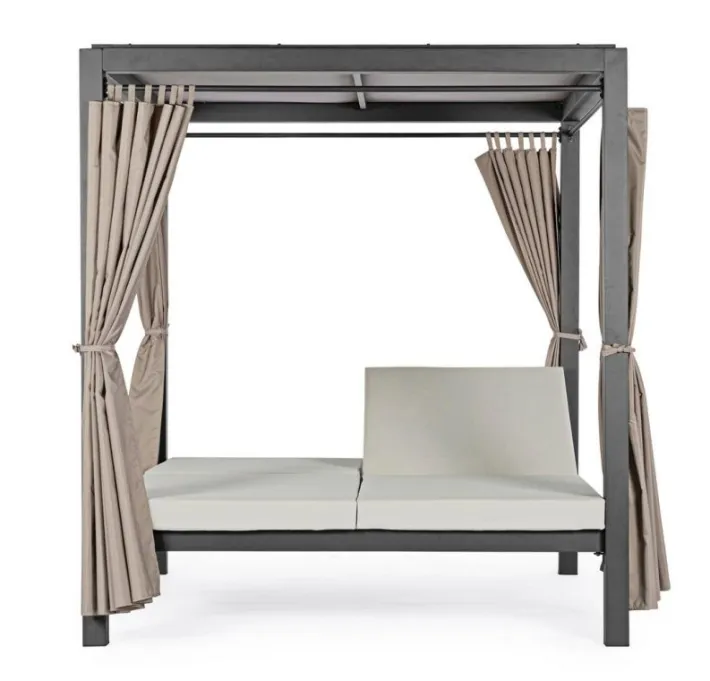 Bizzotto Daybed>DAYBED IN ALLUMINIO ANTRACITE - DREAM