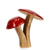 Bizzotto Oggettistica>DECOR FUNGO 2F JASPER STAND ROSSO-NAT