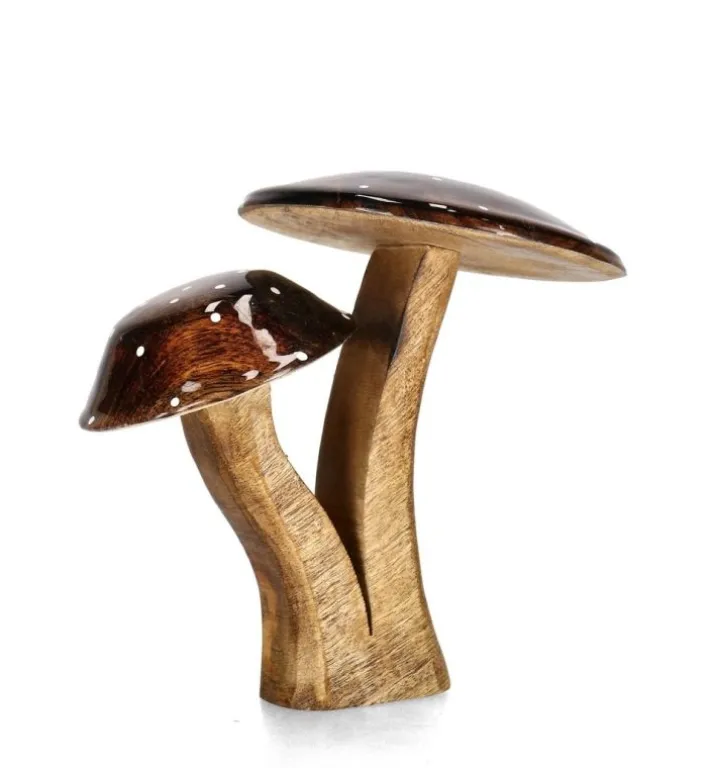Bizzotto Oggettistica>DECOR FUNGO 2F JASPER STAND MARRONE-NAT