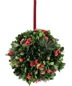 Bizzotto Oggettistica>DECOR SFERICA ANTEA VERDE C-BACCHE D17